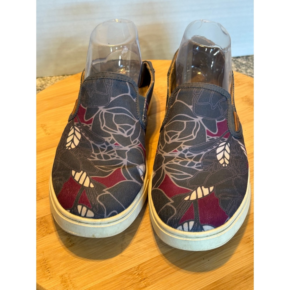 Olukai Pehuea Print Floral Slip On Shoes Women's US 9 EUR 39‎